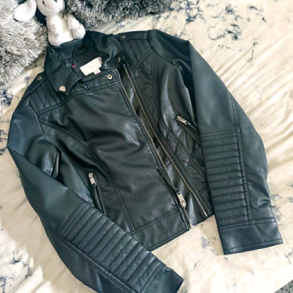 FREE Black (Faux) Leather Jacket